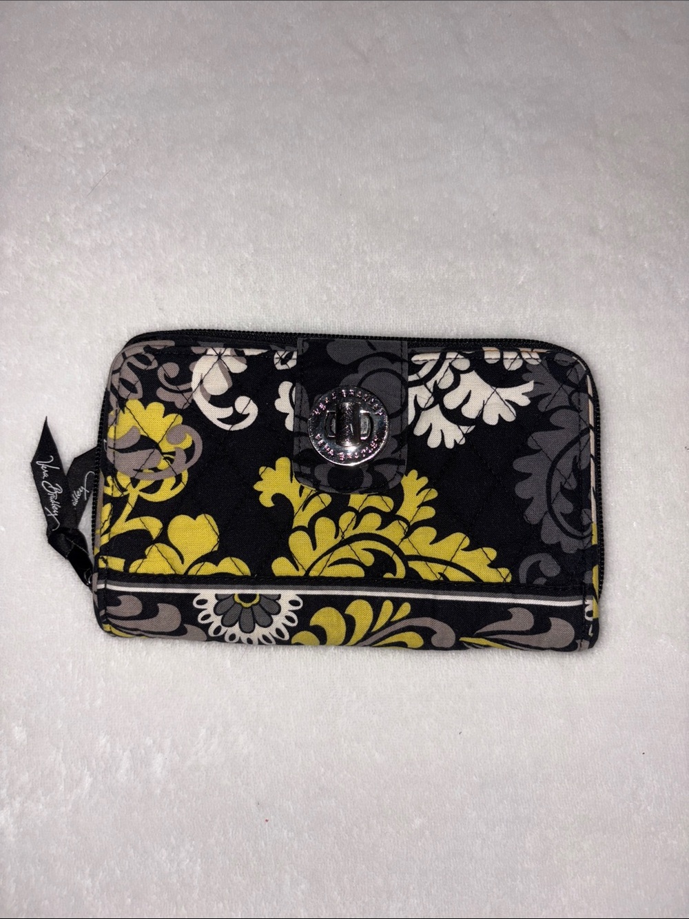 Vera Bradley Turnlock Wallet in the retired Baroque pattern